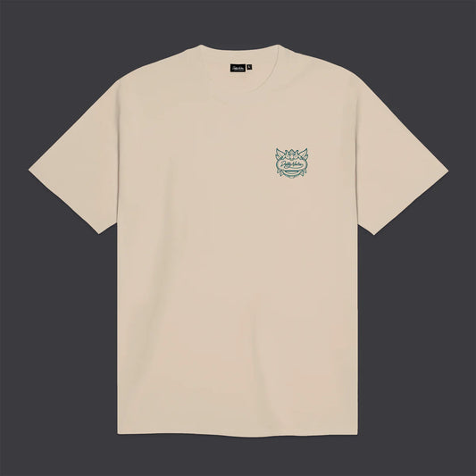 Dolly Noire Ganesha Outline Tee Beige