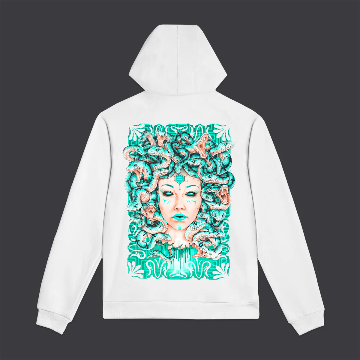 Dolly Noire Medusa Hoodie White