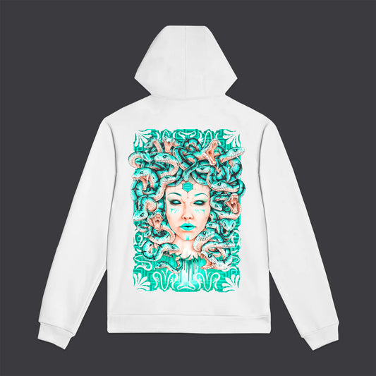 Dolly Noire Medusa Hoodie White