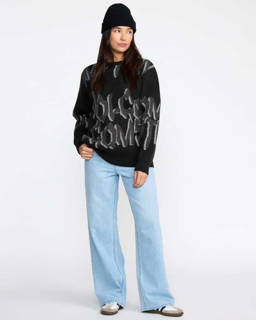 Volcom  Stone Jacquard Sweater Black