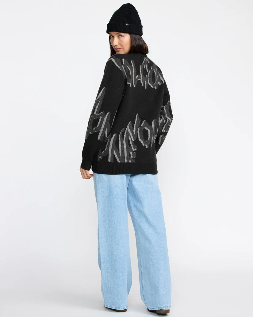 Volcom  Stone Jacquard Sweater Black