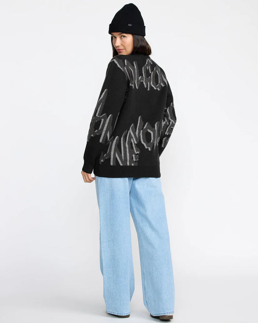Volcom  Stone Jacquard Sweater Black