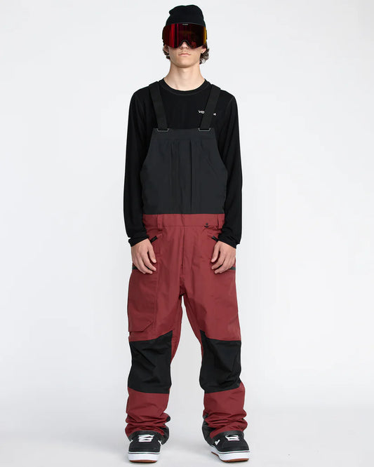 Volcom Rain Gore Tex Bib Overall Red