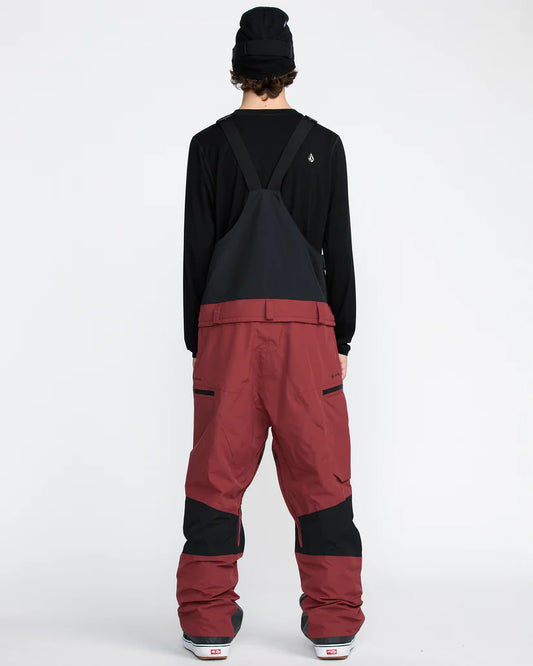 Volcom Rain Gore Tex Bib Overall Red