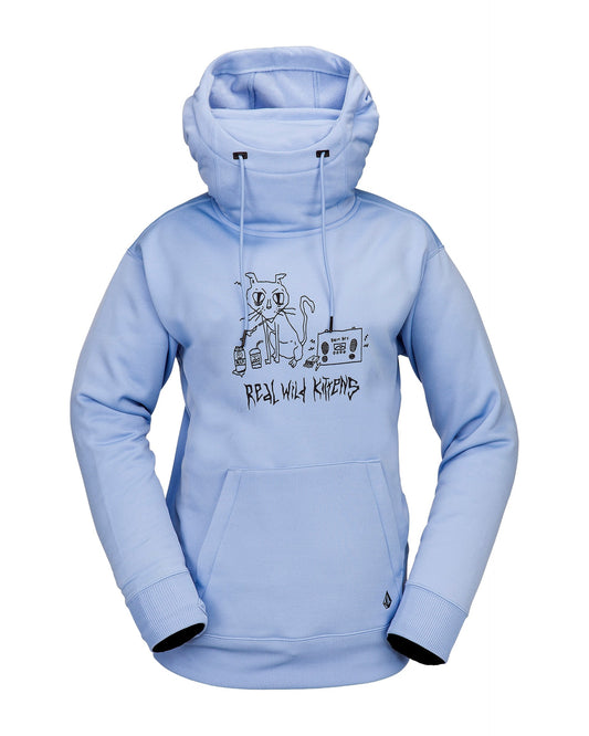 Volcom Riding Hydro Hoodie Cry Blu