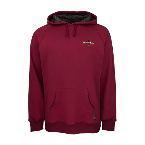 Independent ARRAY RAGLAN Pullover Hoodie - OXBLOOD