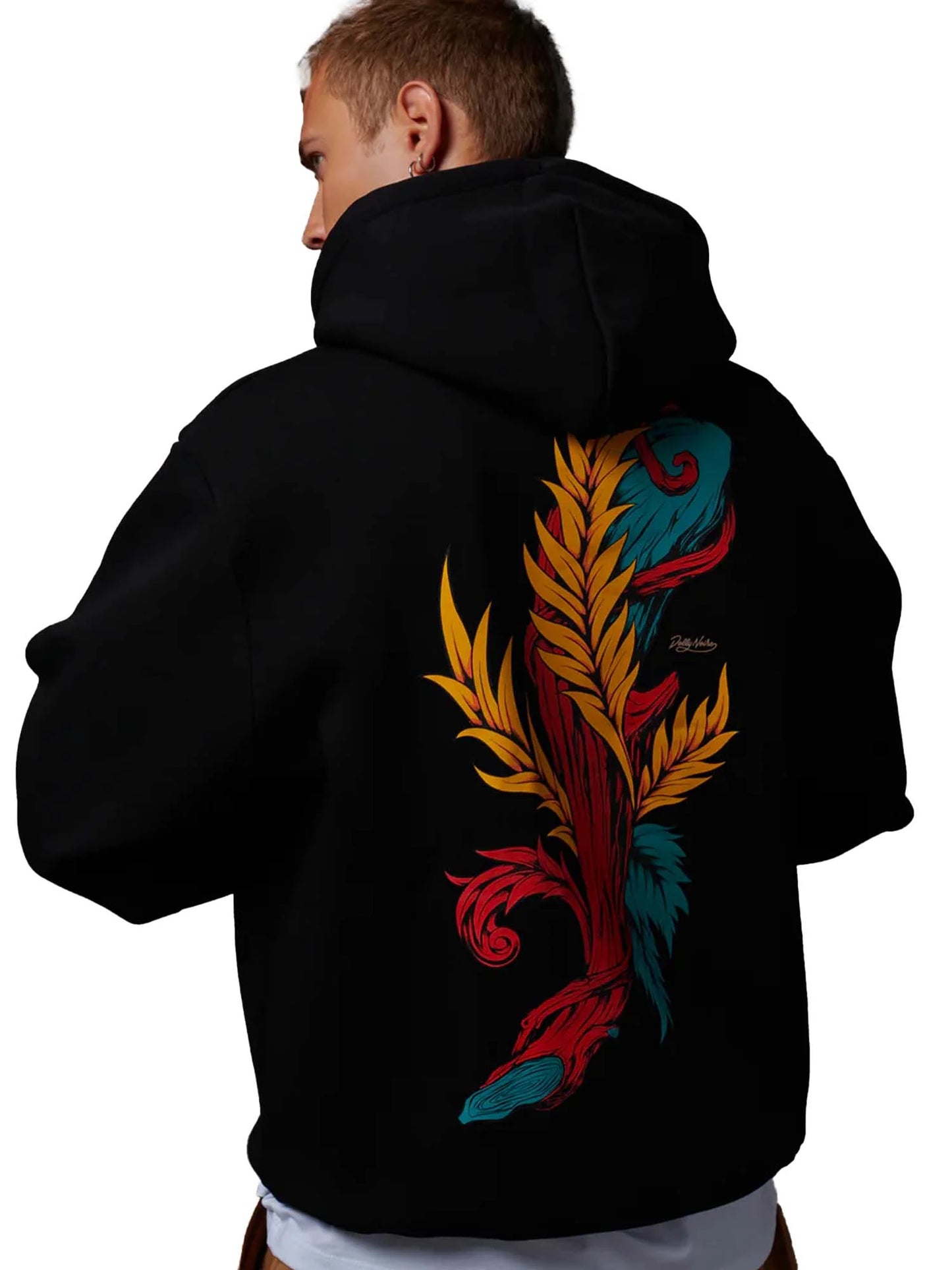 Dolly Noire Asso di Bastoni Hoodie Black