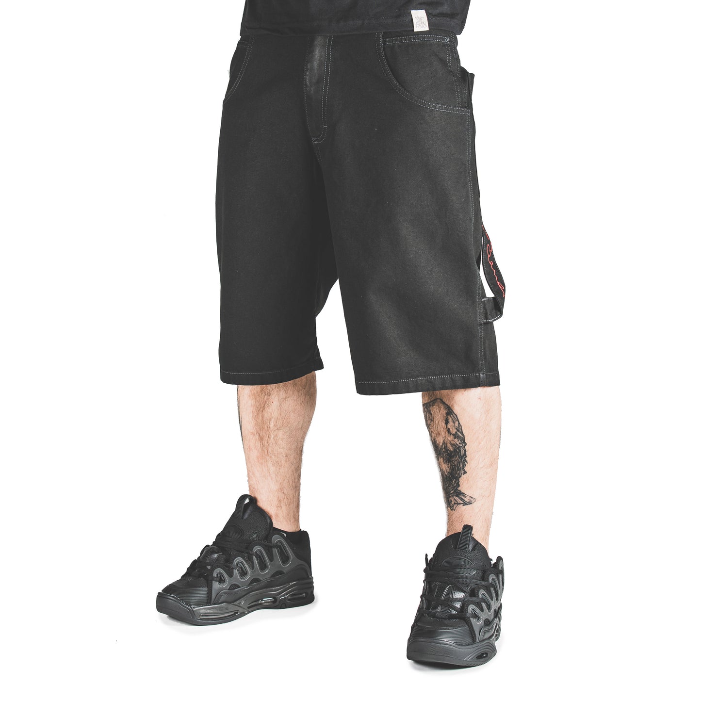 Blueskin Shorts Jeans  Black/Red