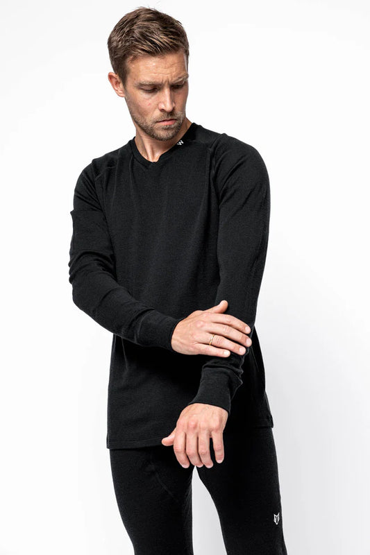 Woolf Merino Maglia girocollo in lana merino Tuv LS