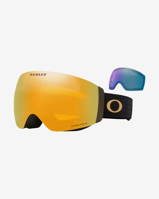 Oakley Flight Deck Pro L  Black Gold Prizm 24K Iridium + Prizm Snow Iced Iridium