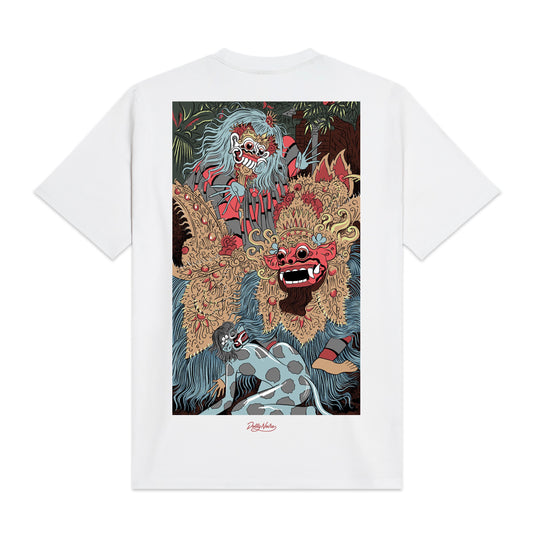 Dolly Noire Barong And Rangda Tee White