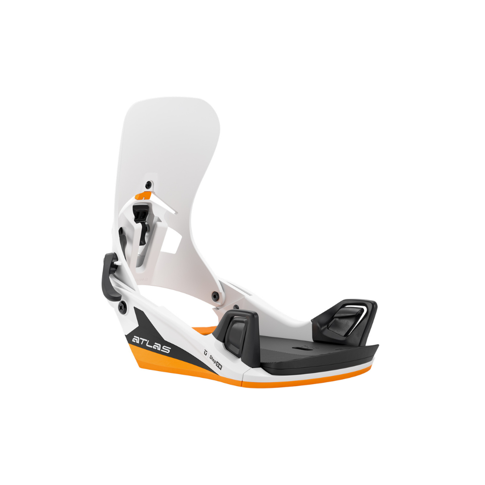 Union Atlas Step On Snowboard Bindings White/Orange