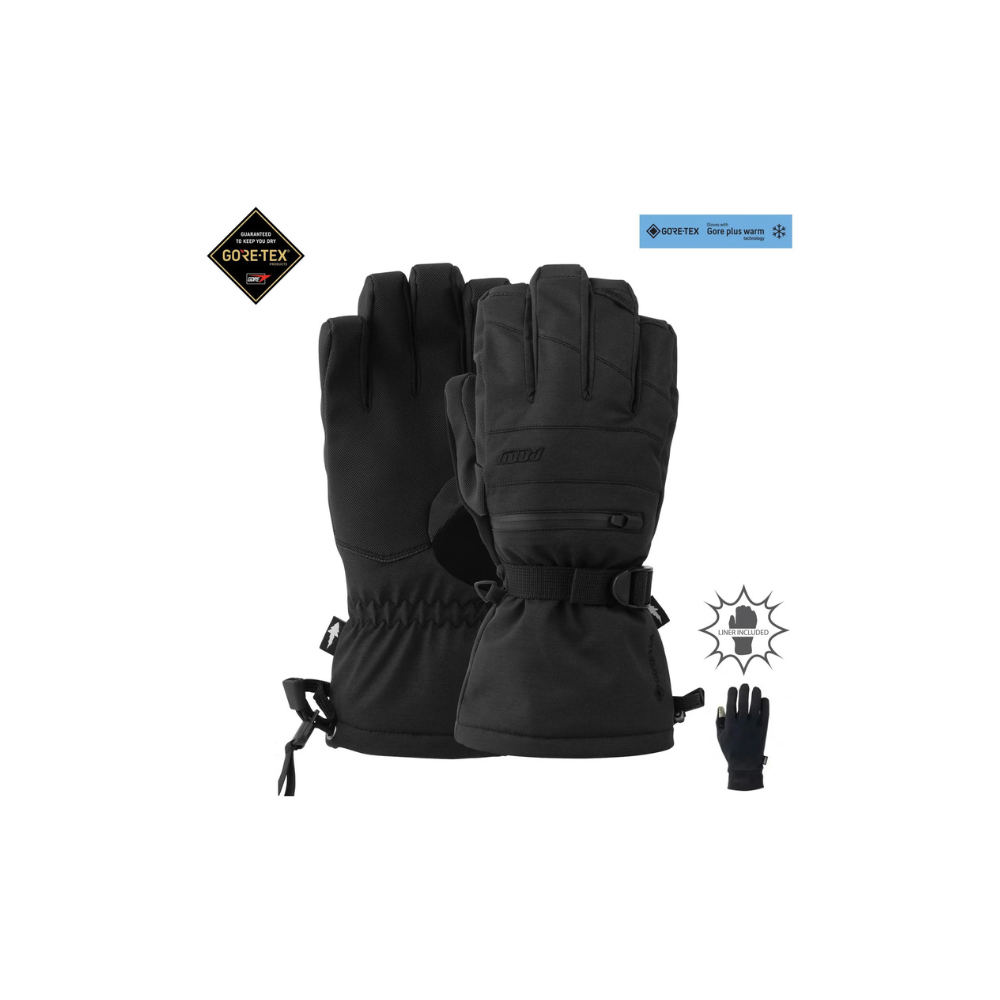 Pow Wayback GTX Long Glove + Warm Black
