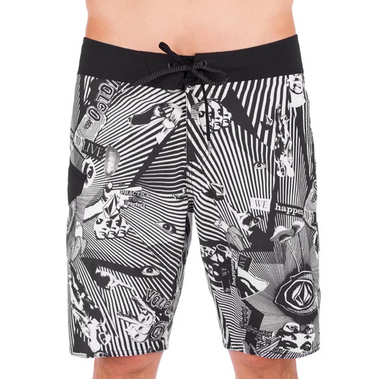 Volcom Lido Print 20" Boardshort Black