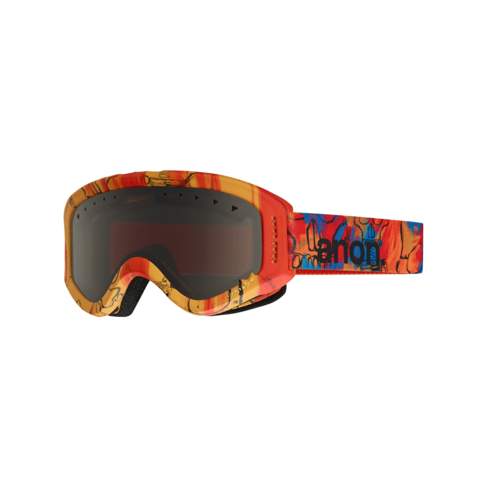 Anon Tracker Junior  Ski Goggles Bonez Smoke
