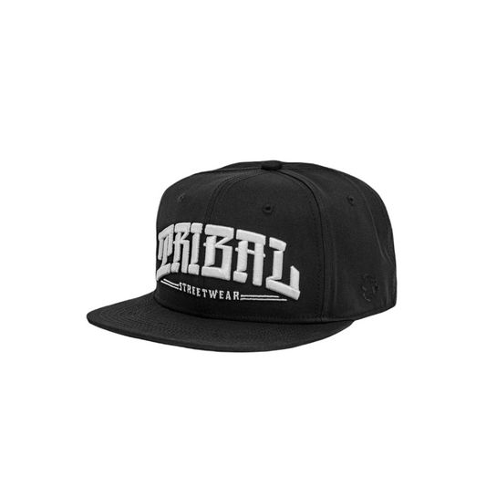 Tribal Logo Snapback Classic Black