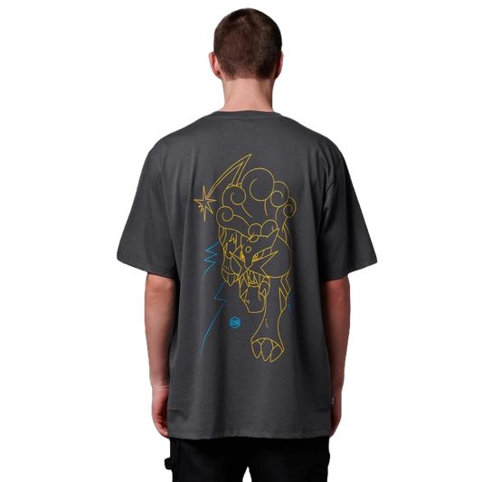 Dolly Noire Raikou Tee Charcoal  Pokemon