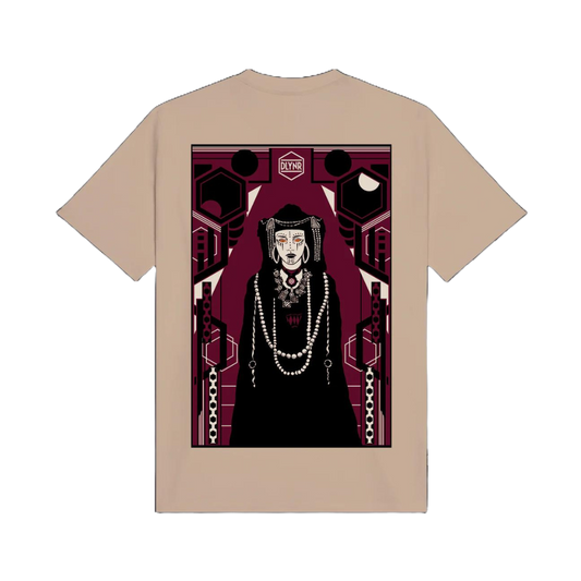 Dolly Noire Tuareg Poster Tee Beige