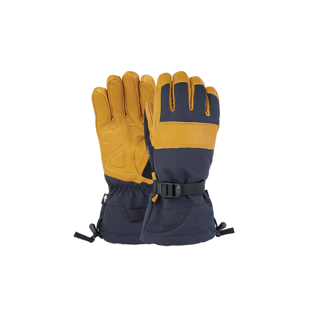 Pow August Gauntlet Glove Brown