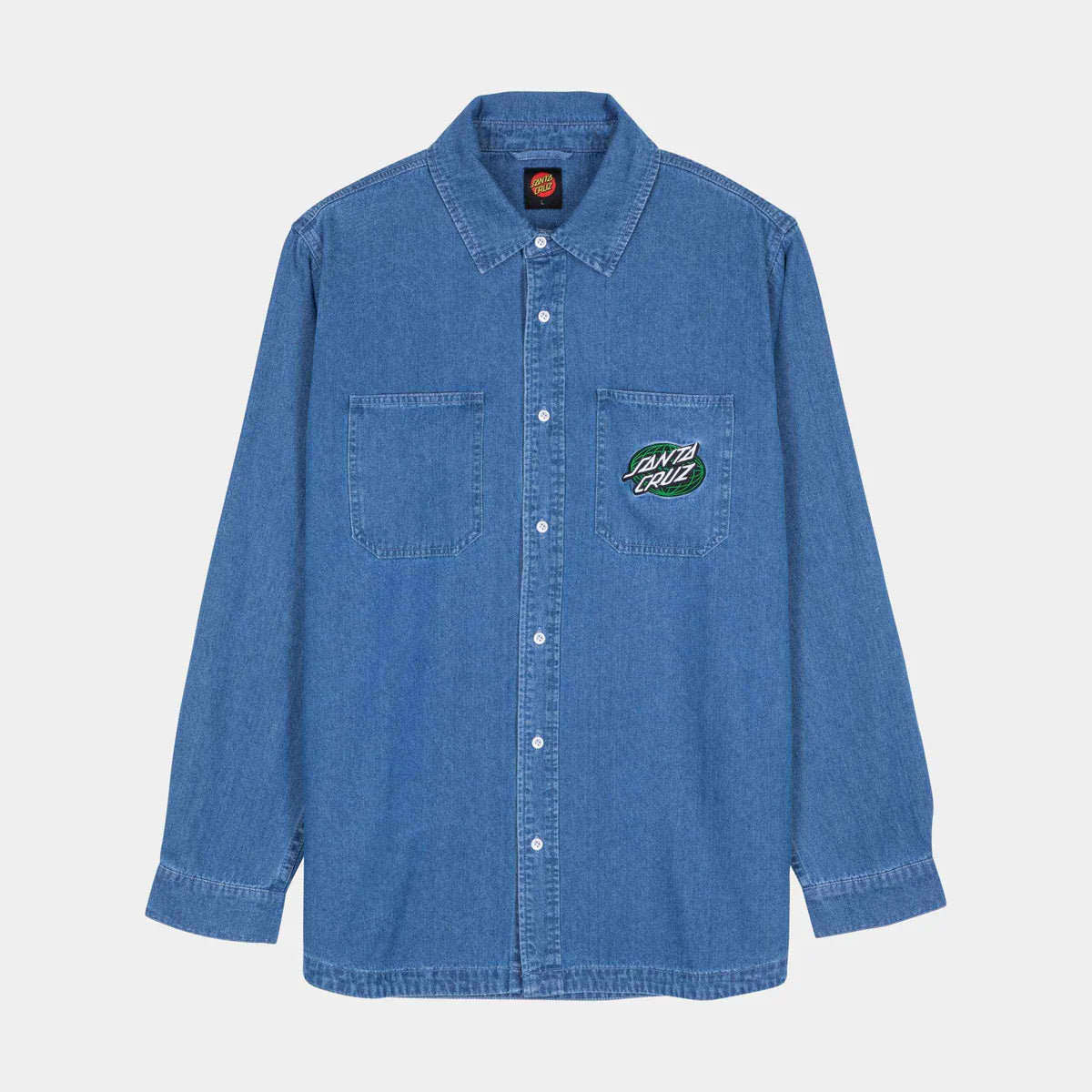 Santa Cruz Global Oval Dot Denim Shirt