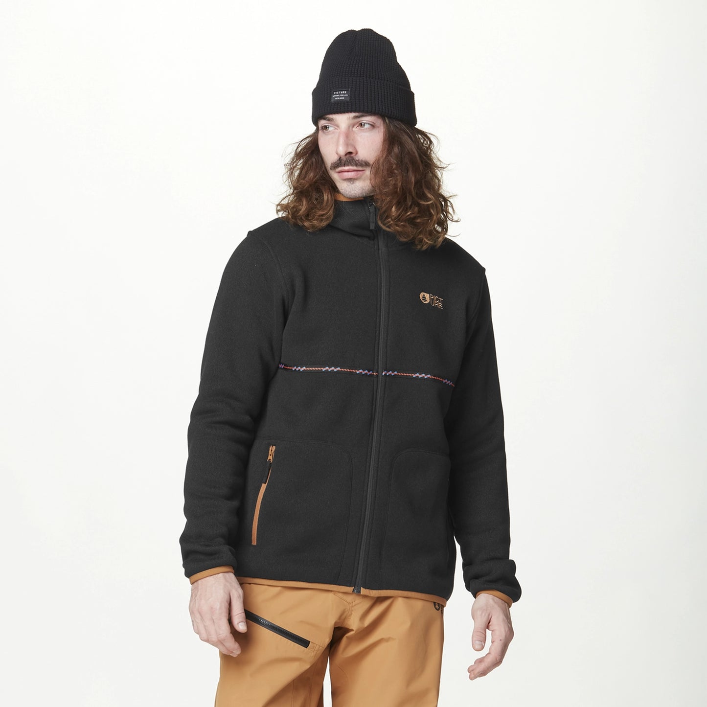 Picture Ambroze Zip Hoodie Fleece Black