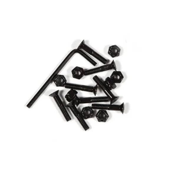 Set Viti per Skateboard Black Dome Bolts Black