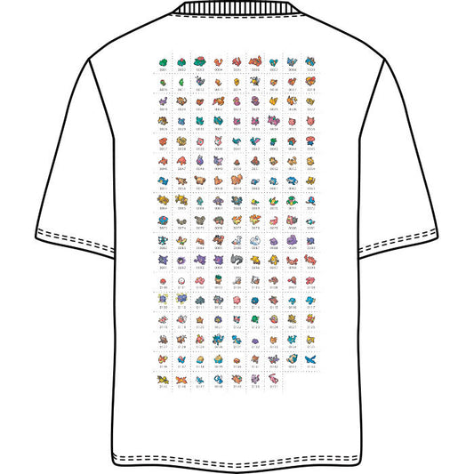 Dolly Noire X Pokémon Pokedex Tee White