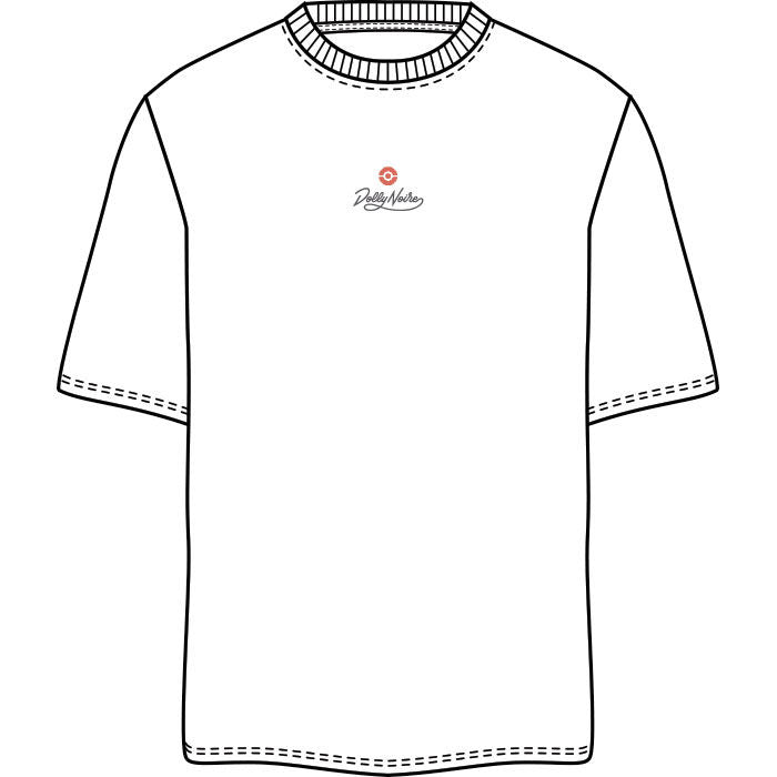 Dolly Noire X Pokémon Pokedex Tee White