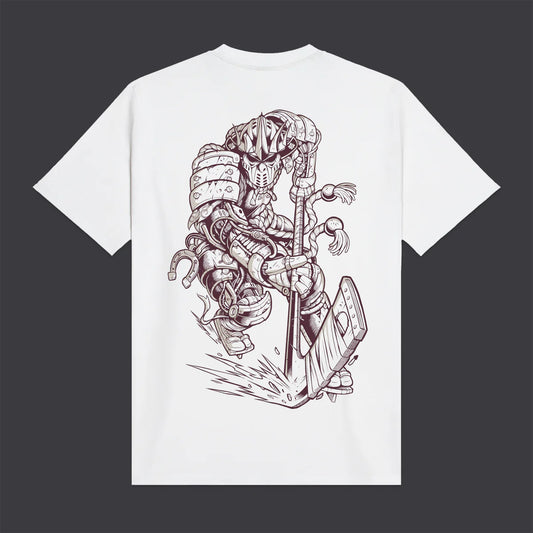 Dolly Noire BLUR Hockey Cyborg Tee White