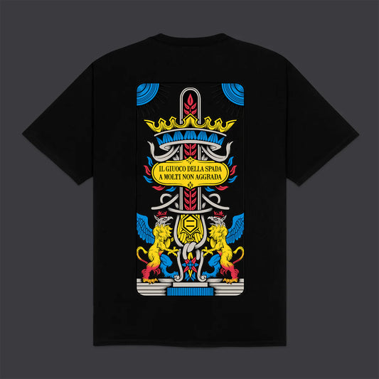 Dolly Noire Asso Di Spade Tee Black Triestine