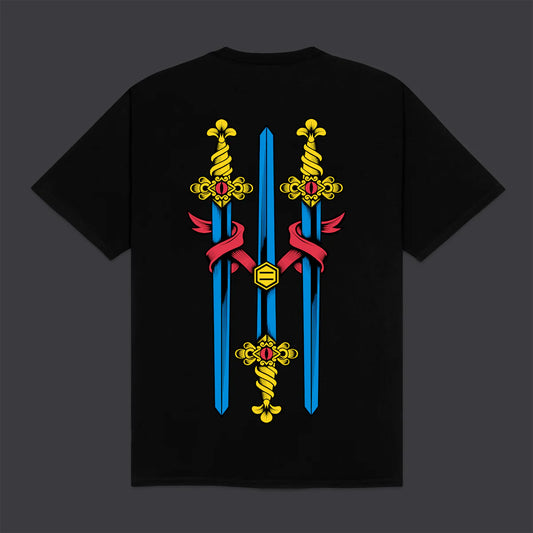 Dolly Noire Tre di Spade Tee Black Napoletane