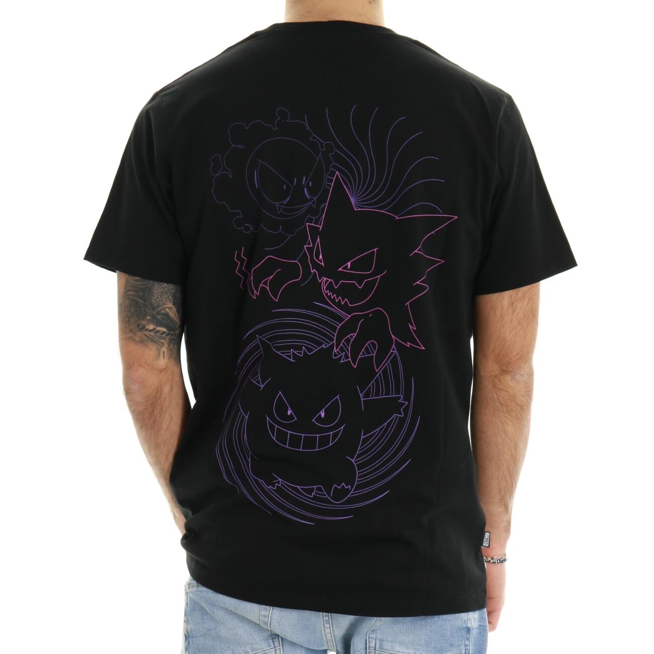 Dolly Noire Gastly Evolution Pokemon Tee Black