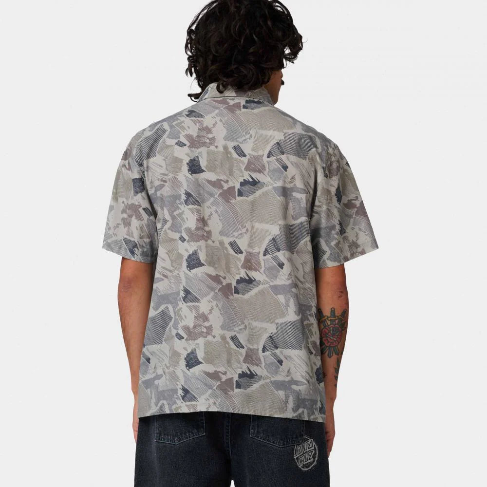 Santa Cruz Nico Woodcut Camo Shirt