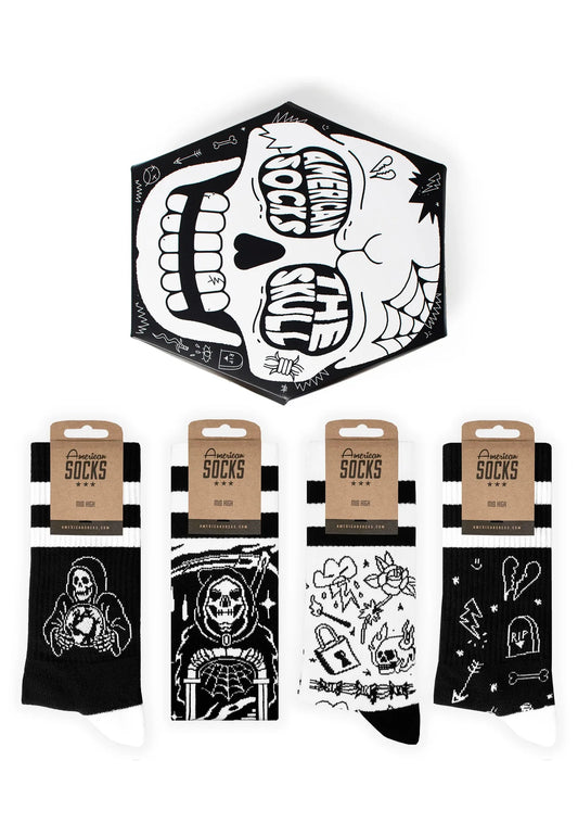 American Socks The Skull Gift Box (4 Pack)