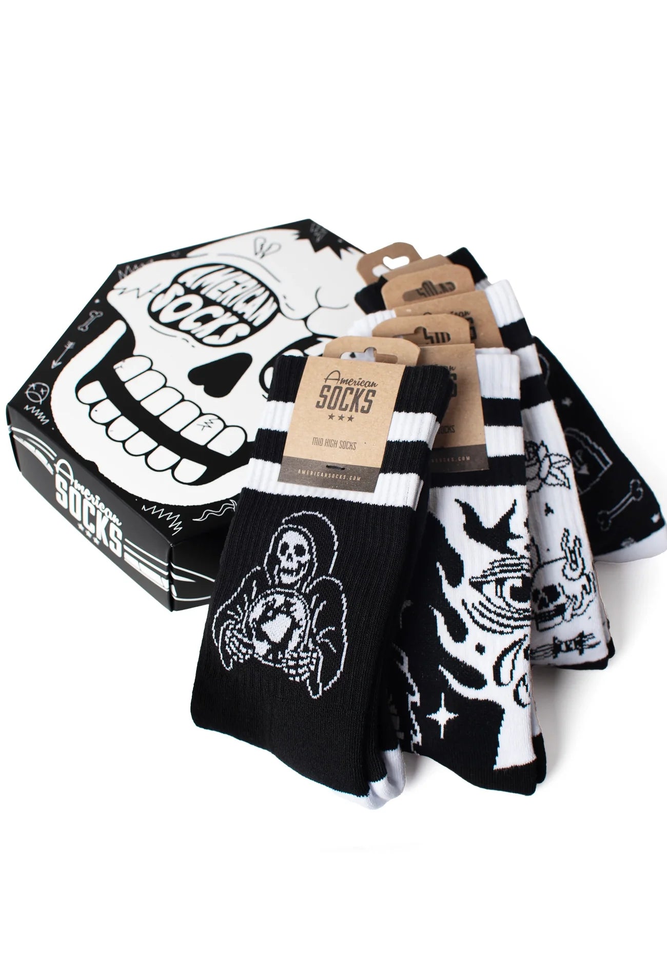 American Socks The Skull Gift Box (4 Pack)