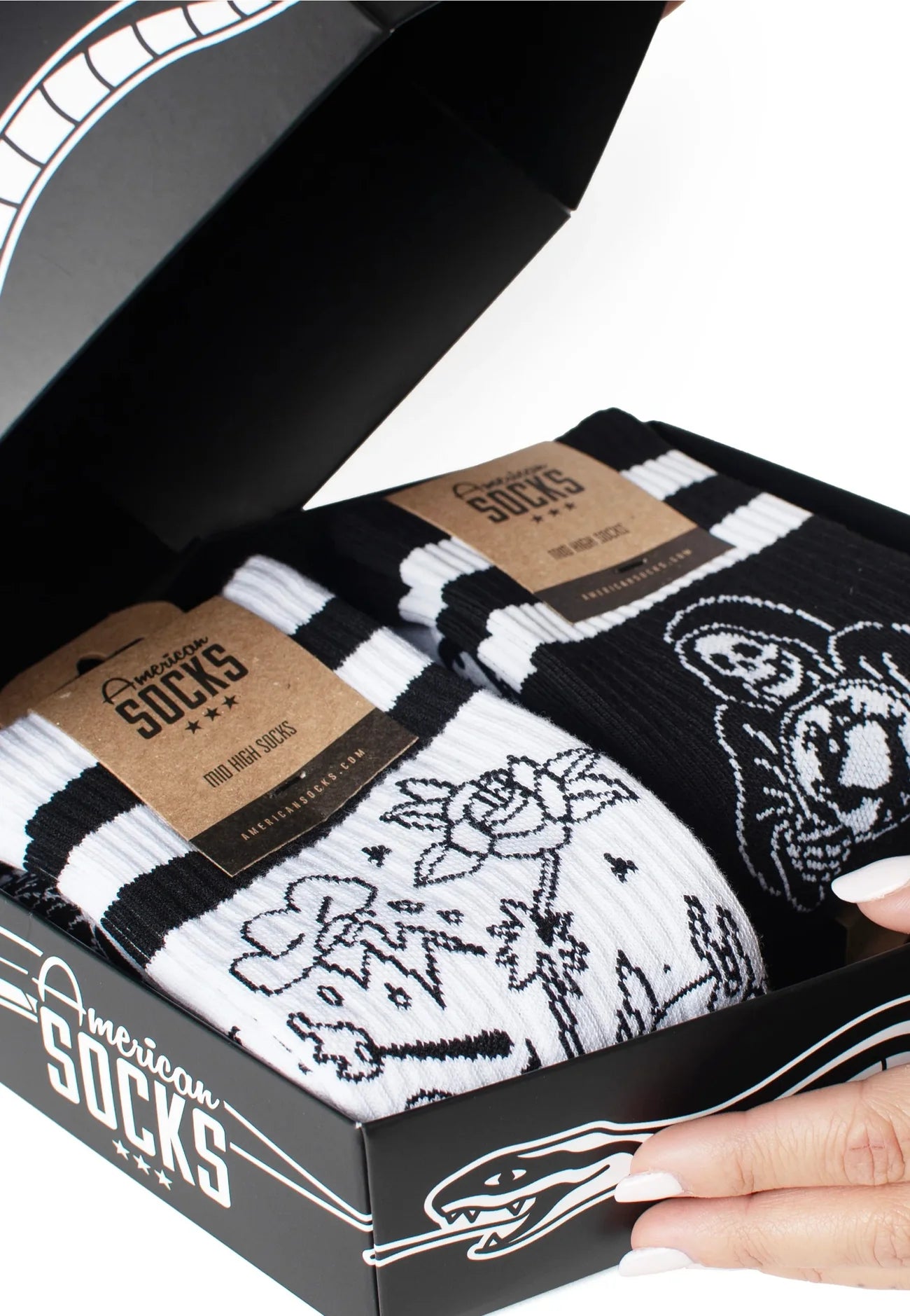American Socks The Skull Gift Box (4 Pack)