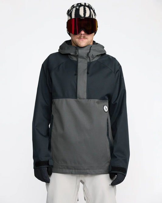 Volcom Hossegor 20k Pullover Jacket Black
