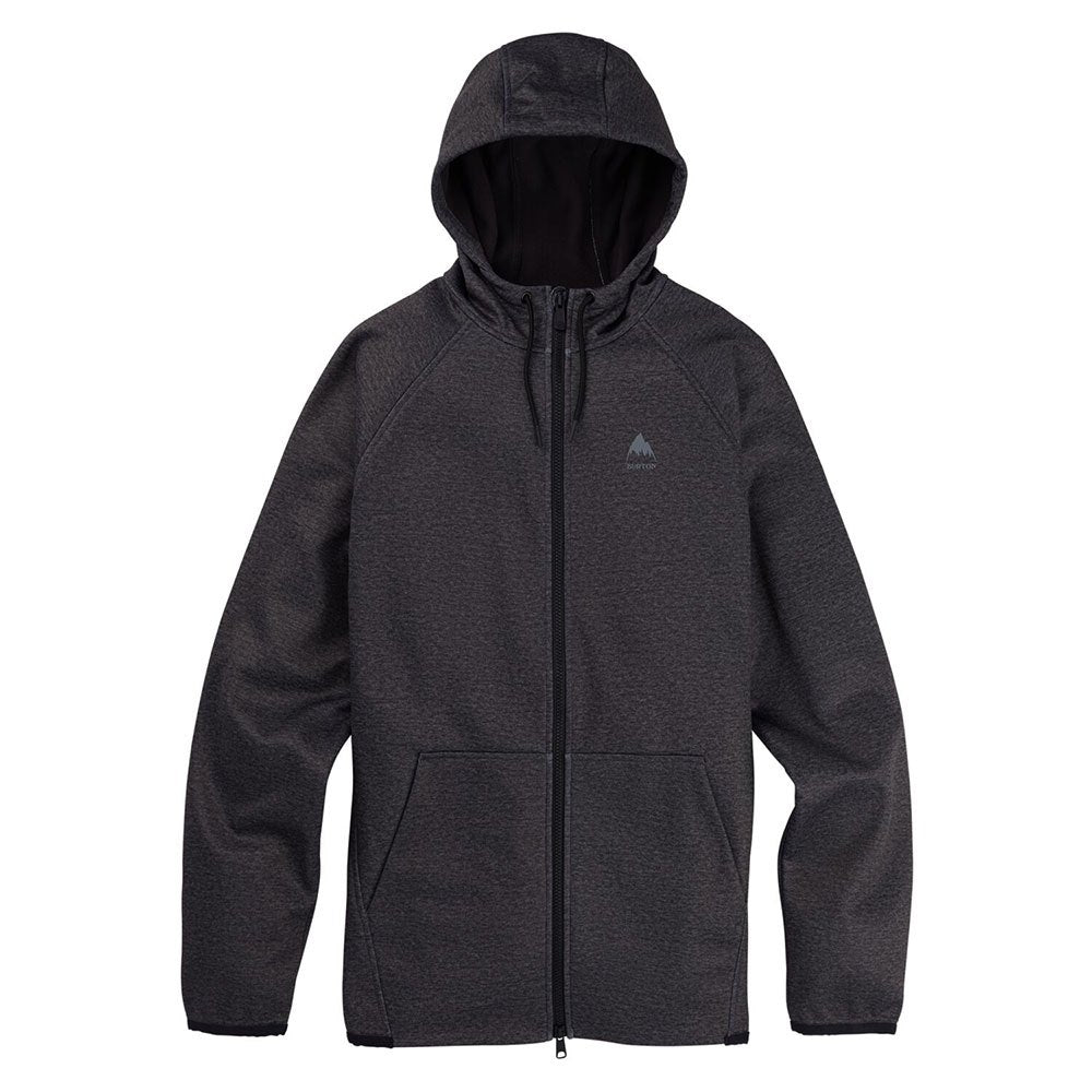 Burton Crown Weatherproof Full-Zip Fleece True Black Heather