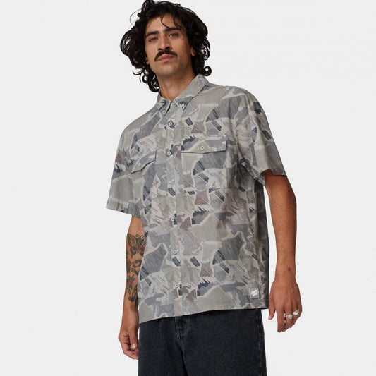Santa Cruz Nico Woodcut Camo Shirt