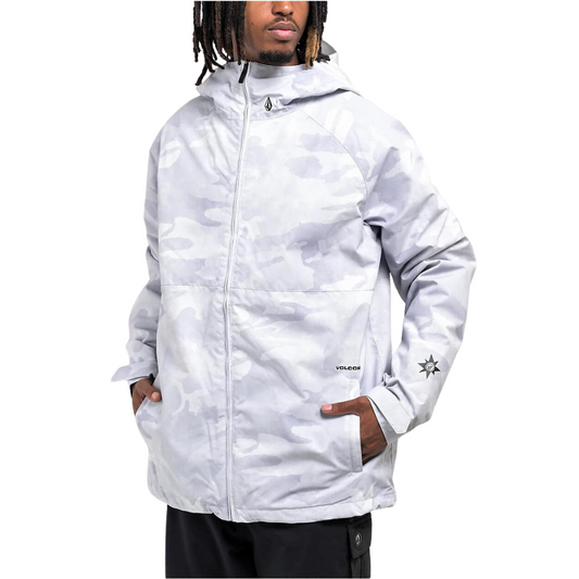 Volcom 2836 Mens Jacket White Camo