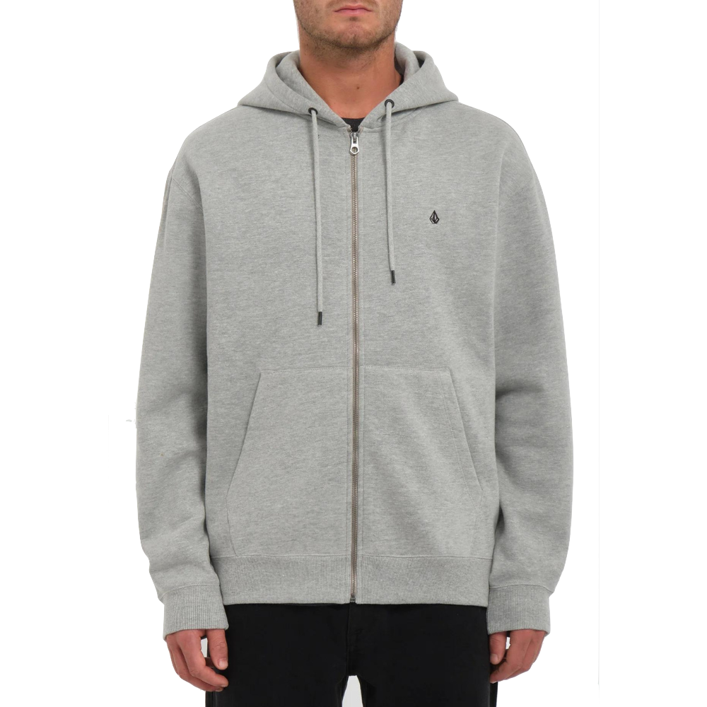 Volcom Single Stone Zip Hoodie Grey