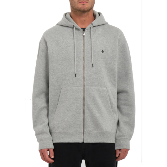Volcom Single Stone Zip Hoodie Grey