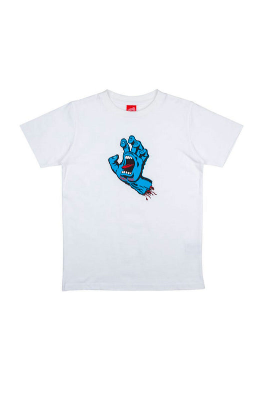 Santa Cruz Youth Screaming Hand T-Shirt White