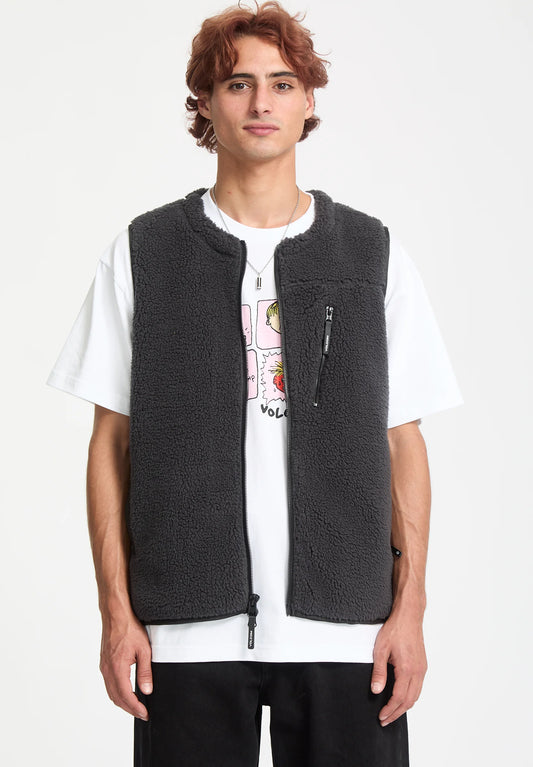 Volcom Arch Stone Vest Asphalt Black