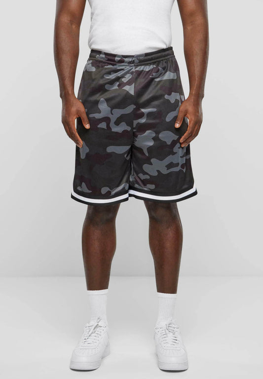 Urban Classics Mesh AOP Shorts Dark/Camo