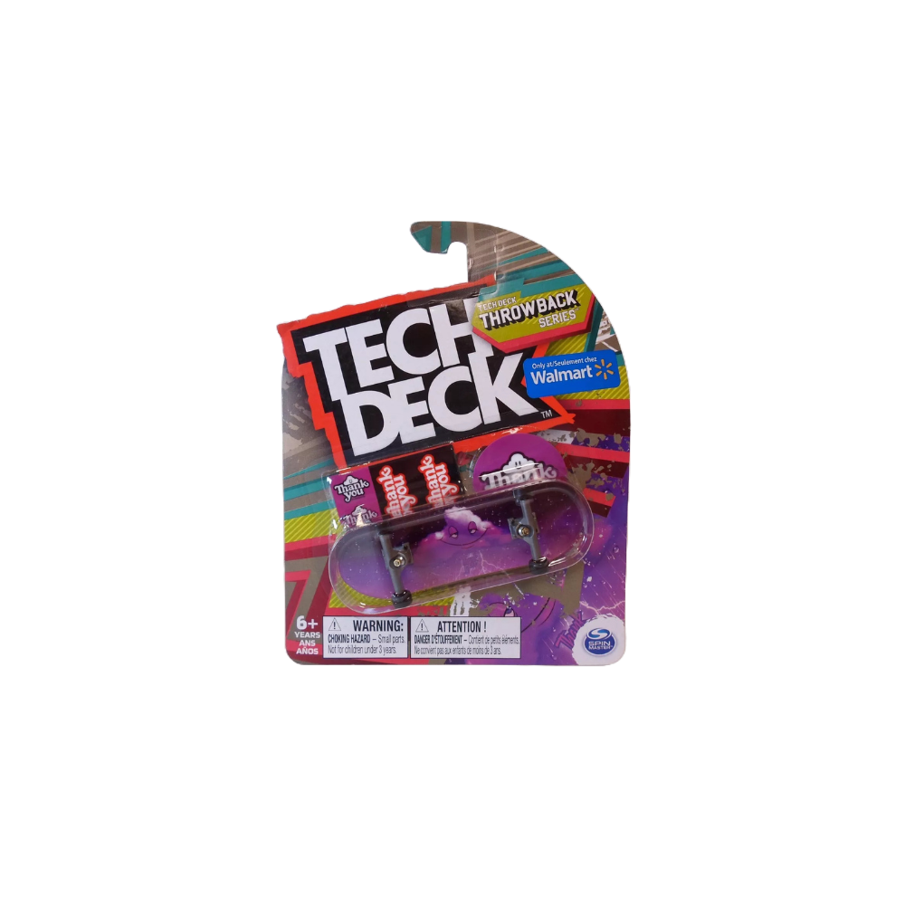 Tech Deck Thank You Skateboard Throwback Series Exclusive Fingerboard (96 mm)