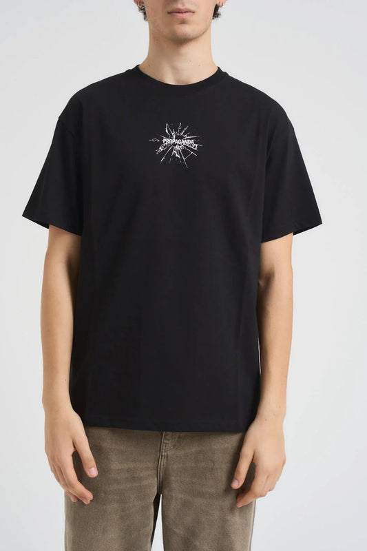 Propaganda Ribs Glass T-shirt Black