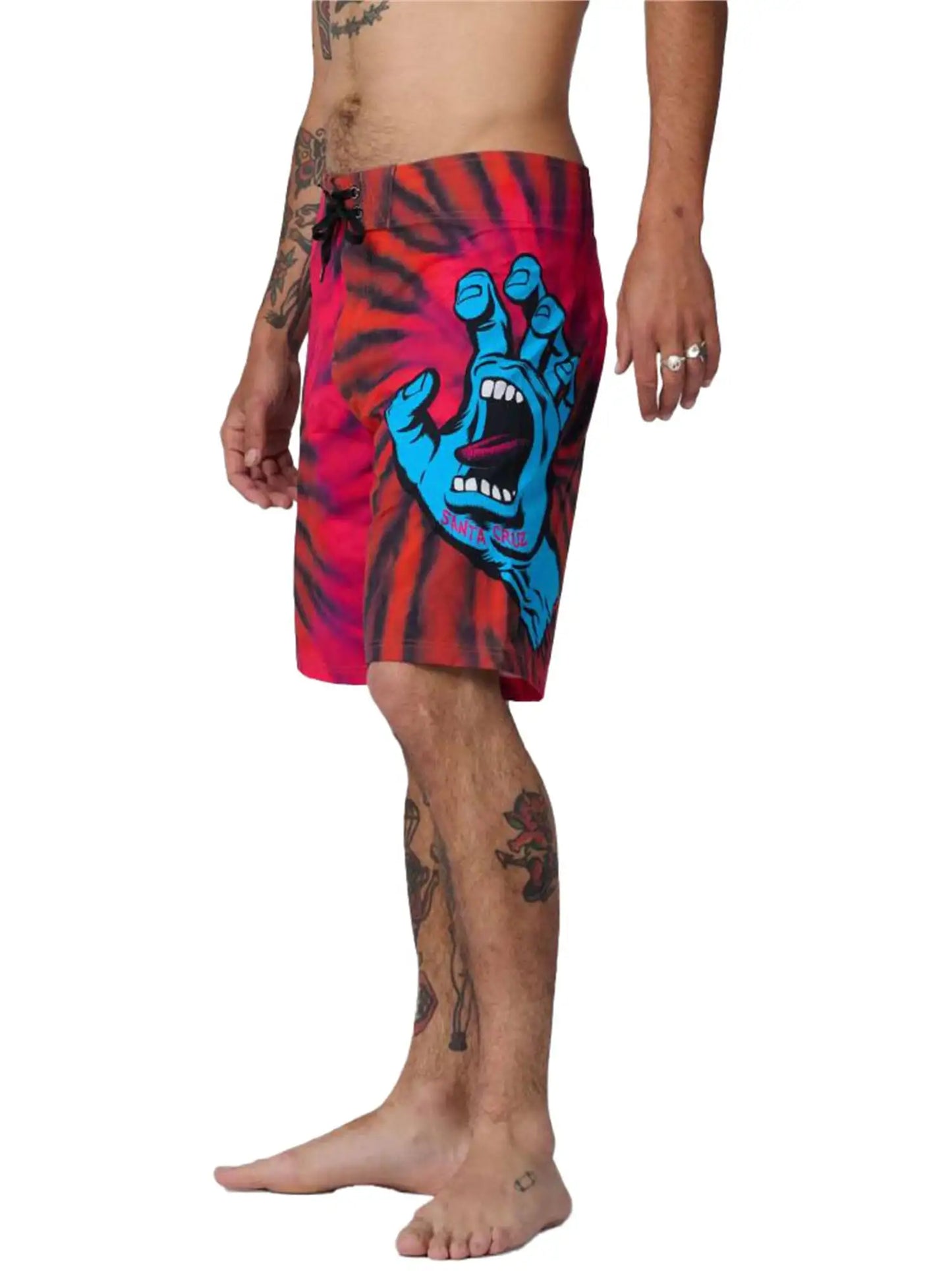 Santa Cruz Screaming Hand Boardshort Pink/Orange