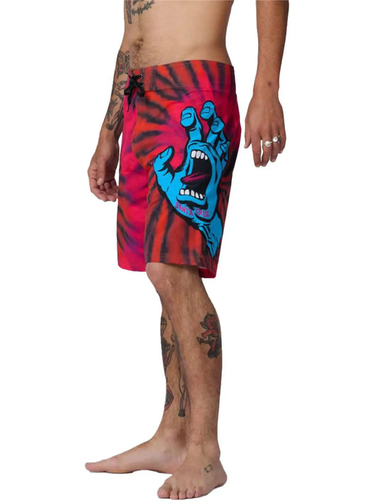Santa Cruz Screaming Hand Boardshort Pink/Orange