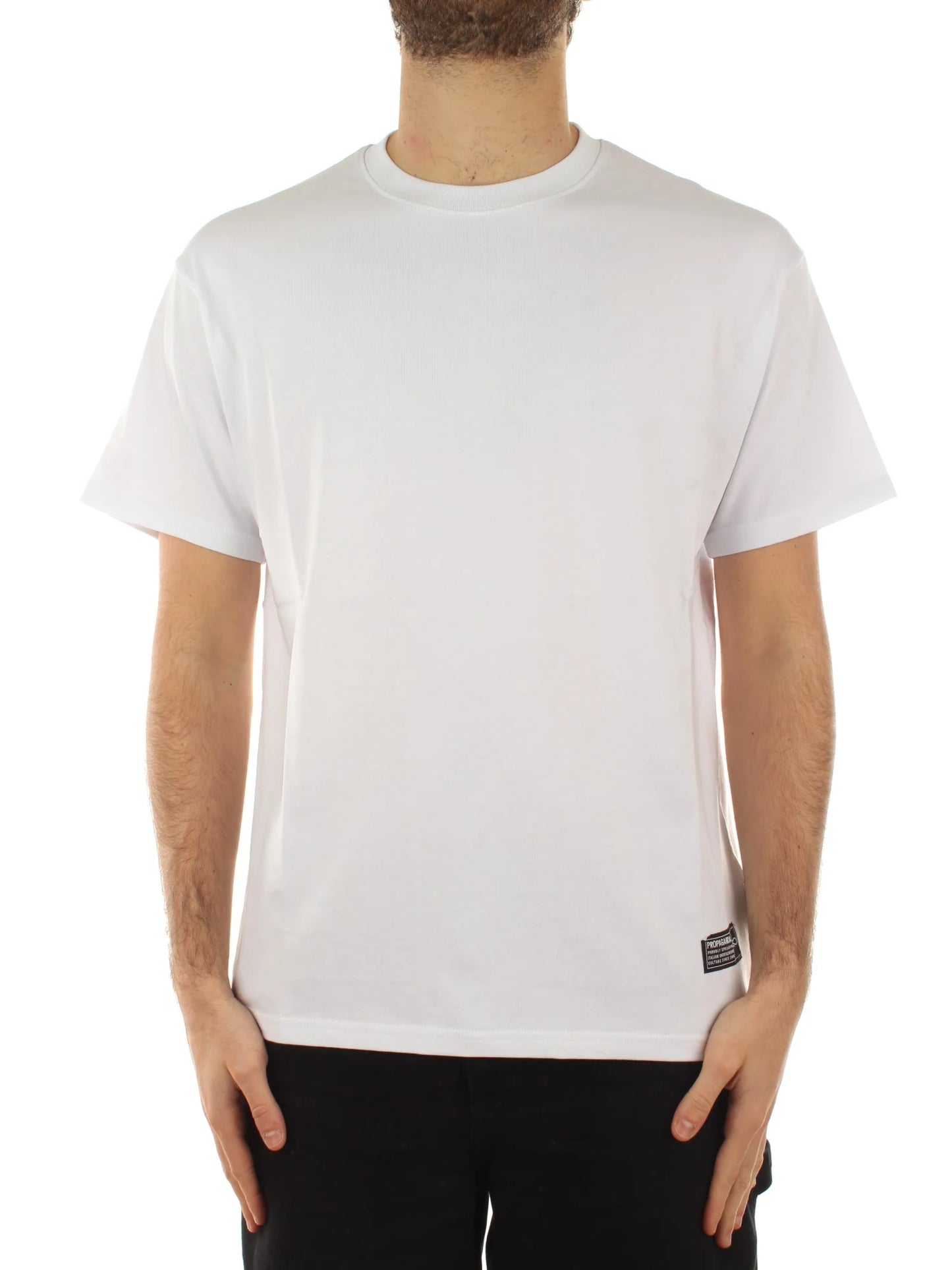 Propaganda Label Bicolor T-shirt White 2025